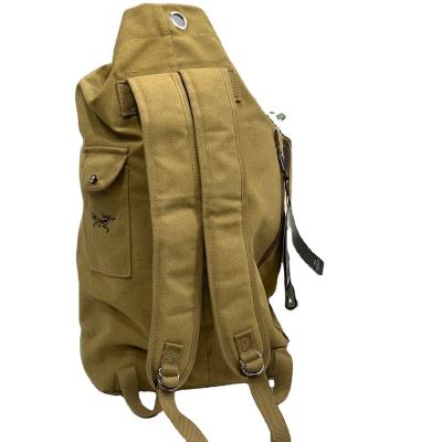 China MYS Outdoor Camping Bag Extra Large Top Load Waterproof Duffel Bag Army Hiking Bag For Men Outdoor Travel Backpack for sale