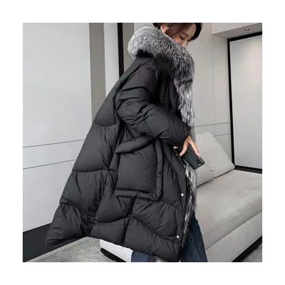 China Anti-wrinkle Winter Fashion Goose Down Feather Bubble Women Coat Shiny Stripper Jacket for sale