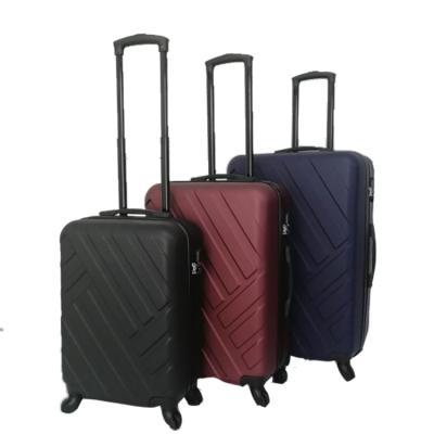 China High Quality ABS Suitcase Luggage Set With 4 Double Wheels for sale