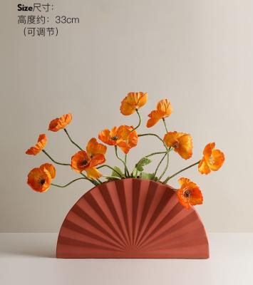 China Minimalist Pemphis Holding Mini Flower Vase Ceramic Vase Flower Pot Decoration Nordic Style for sale