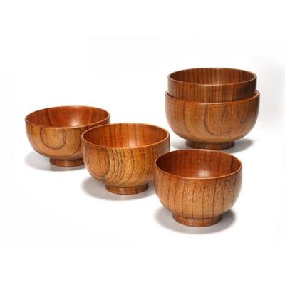 China Sustainable Kitchen Eco Friendly Wholesale Acacia Wood Salad Bowl for sale