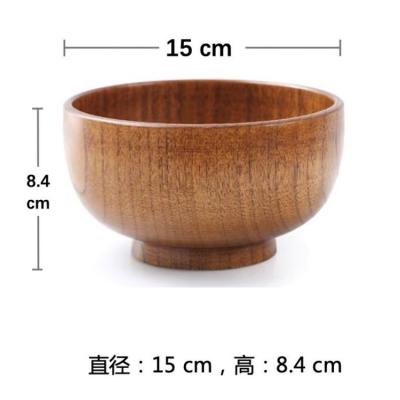 China Pemphis Large Sustainable Wooden Salad Bowl Natural Dough Bowl Wood On Sale for sale