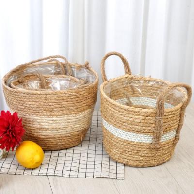 China Highly Used Oversized Conical Storage Woven Pemphis Premium Quality Crib Basket for sale