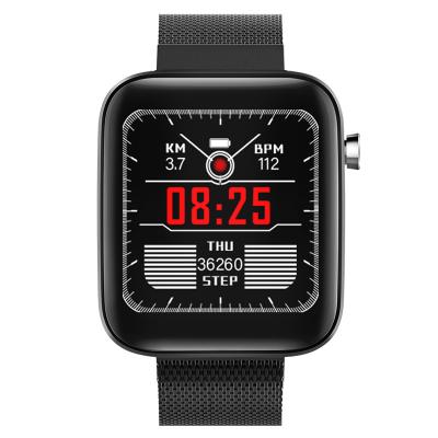 China Hot Selling T68 Touch Screen 1.54 Inch iP68 Full Touch Waterproof Temperature Smart Watch With Heart Rate Monitoring for sale