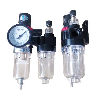 China AFR2000 AFC2000 Machinery Repair Shops Air Source Processor One Piece Oil Water Separator Filter Pressure Regulator for sale