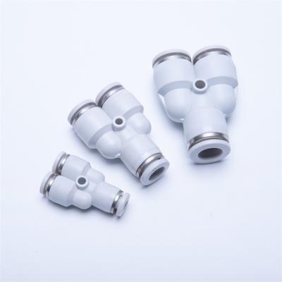 China PY-10 PY-12 Pneumatic Connector Industry Y Connector P Type Tube for sale