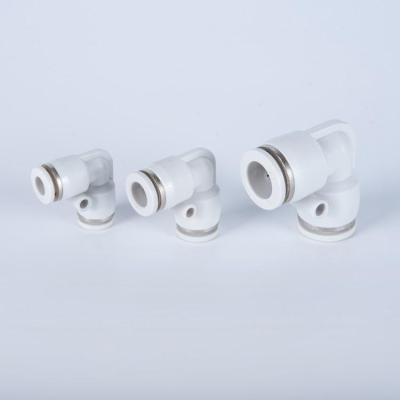 China Industry PV Series Quick Right Angle Quick Gas Pipe Joint Insert Elbow PV14 16 for sale