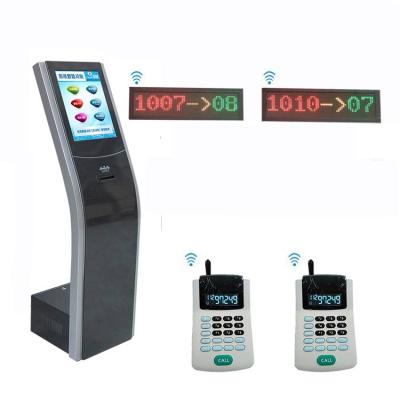 China GENERAL PURPOSE Bank Queue Management Display System With Number Ticket Printer Queue Machine for sale