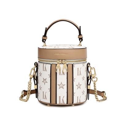 China PVC Fashion PVC Printing Bucket Bag Cross - Body Bag Shoulder Bags For Women Small Designer Handbag for sale