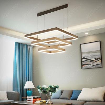 China ABM-2216-681 Modern Rectangular Living Room Acrylic Modern Chandelier for sale