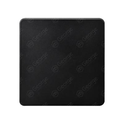 China Mordern 1 Gang 1 Way Black Plastic Switch Socket Wall Plates for sale