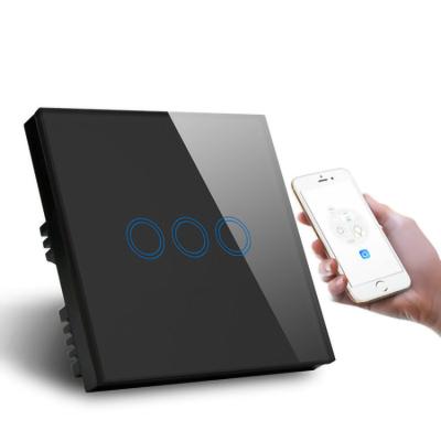 China Mordern New Product Voice Control No Neutral Wifi Smart Home Switch Remote Switch for sale