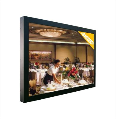 China 50 Inch Wall Mounted Professional 4K LCD Monitor  3840x2160 DP / RS232 / VGA LCD Screens for sale