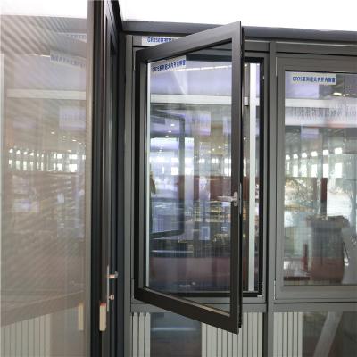 China Swing Thermal Break Windows Aluminum Casement Tent Sliding Folding Deck European Broken Engery Thermally Efficient Aluminum Door for sale