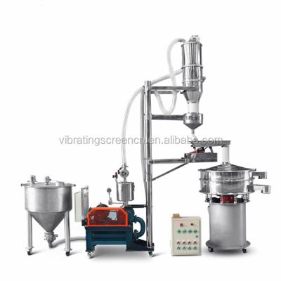 China Automatic Electric Pneumatic Food Vacuum Conveyor Coffee Beans Vacuum Feeder Cocoa Powder Conveyor for sale