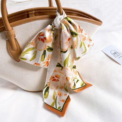 China Silk like Korean original professional small scarves, fresh and fashionable, new in spring for sale