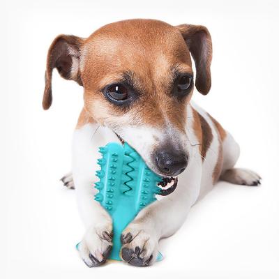China Cactus Shape Dog Toothbrush Chew Viable Toys Dogs For Care Dental Oral Teeth Dog Cleaner Toothbrushes Play for sale