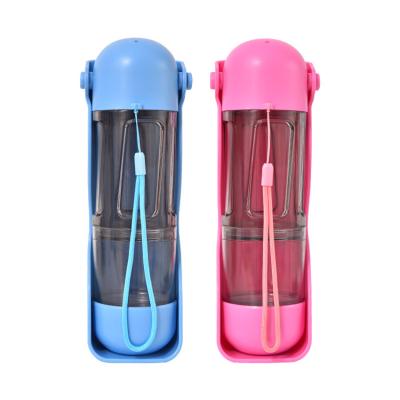 China Viable Outdoor Portable Water & Food & Feeder Pet Cup Folding Water Bottle for sale