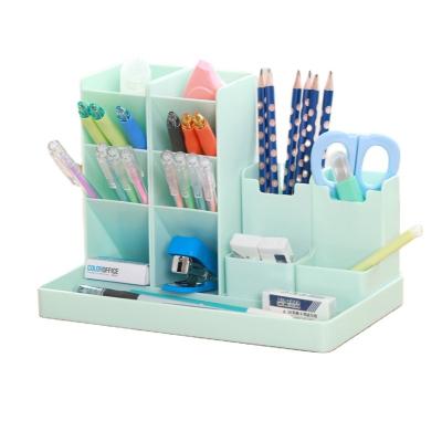 China Storage Wholesale Customized Office Good Quality Multifunctional 4 in 1 Pen with Rack Plastic Boxes Storage for sale