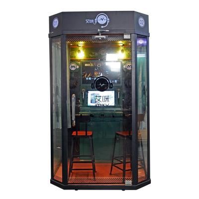 China mini coin operated ktv Muti-functional room equipment entertainment karaoke sing song game machine for sale