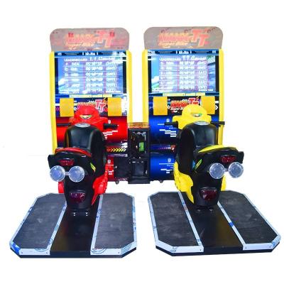 China Metal Amusement Center Gaming Coin Operated Video Game TT Motorcycle Game Machine for sale