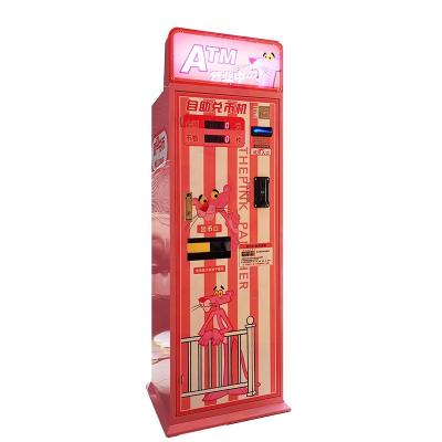 China Wholesale Metal Coin Change Machine The Pink Panther ATM Coin Exchange Machine for sale