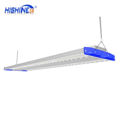 China Warehouse Hishine K5 Badminton Court DLC Light Led High Bay Light 30000 Lumen 200W High LED Food Processing Linear Bay for sale