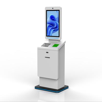 China Hotel Smart Check-in Kiosk  with Room Key Card Dispenser and Printer for sale