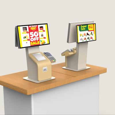 China Counter Top Self Checkout Kiosk Self Ordering Kiosk For Restaurants Customized for sale