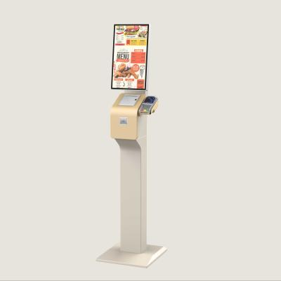 China Payment Restaurant Self Service Ordering Kiosk Sensitive QR Code Scanner Terminal Printer for sale