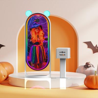 China Touch Screen Beauty Mirror Photo Booth With Software QR Code Email Sharing GIF Boomerang Video for sale