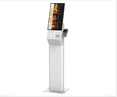 China Self Service Ordering Kiosk Machine Customer Service Health Information Touch Screen for sale