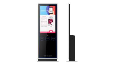 China IP 65 Rated Self Service Kiosk 43 Inch Touch Screen Durable For Bank / Airport for sale