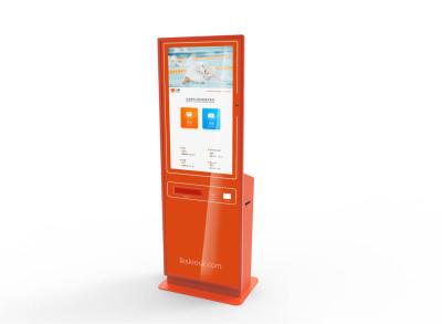 China 43 Inch Self Service Kiosk Ticket Vending Machine Anti - Vandal 1 Year Warranty for sale