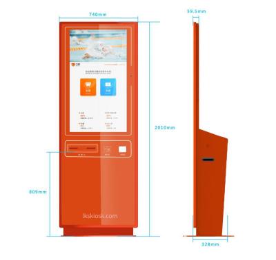 China 43 inch Checkout Kiosk for Hotel/Self-serice Kiosk Provide Quick Service/Custom Check in/Check out Kiosk,LksKiosk for sale