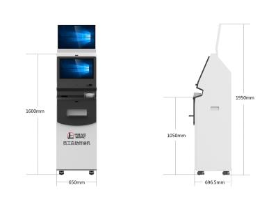 China Indoor Touch Screen Bill Payment Kiosk Terminal With Card Reader For Self Payment for sale