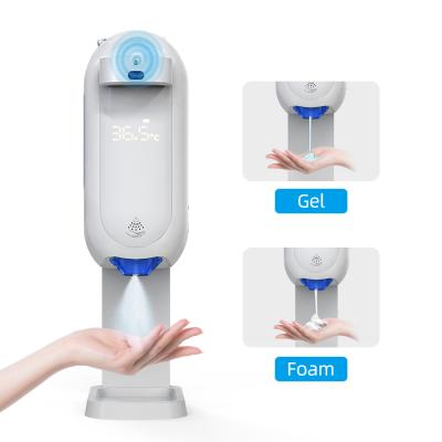 Chine OEM infrarouge de distributeur d'aseptisant de main de mur de Touchless du thermomètre 1100ml à vendre