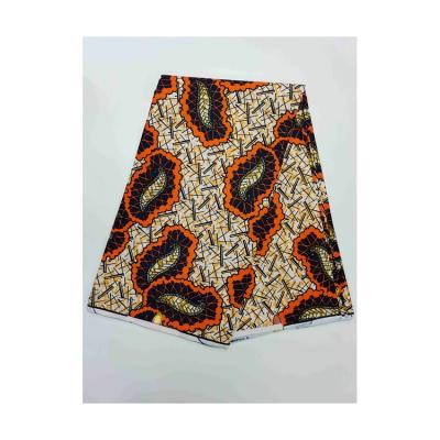 China Factory Supply Shrink-Resistant Wax Real African Wax Print Fabric 100% Cotton Printed Fabrics For Dresses for sale