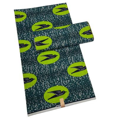 China Factory Wholesale Cotton Soft African Ankara Tissus 100% Shrink-Resistant Wax Print Fabric For Clothing Garment Dress Women for sale