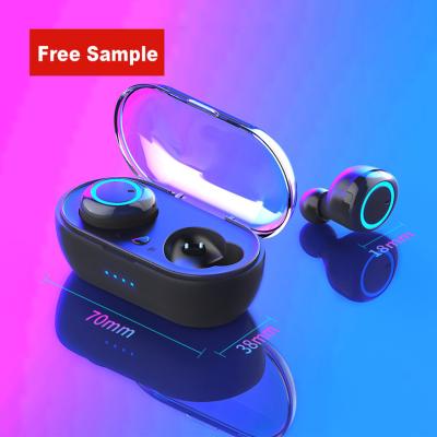 China T31 Wireless Fast Charging Wireless Earphone Dual Core Base Bluetooth Earbuds Touch Control Radio Sound Perfect White And Black for sale