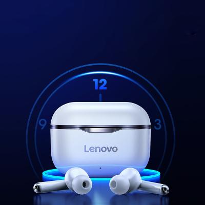 China Perfect Sound OEM Brand Lenovo LP1 Bluetooth Headphones TWS 9D Sound Quality Custom Hi-Fi Sports Waterproof TWS Bluetooth Earphone for sale