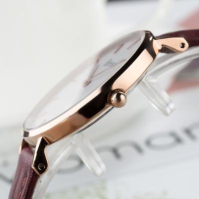 China Wholesale Waterproof Quartz Wristwatches Create Your Own Brand Watch Stainless Steel Date Japan Movement Minimalist Stylish Leather Watch for sale