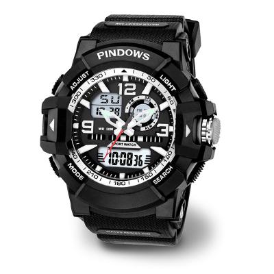 China Alarm Pindows 613 Hot Sale Cheap Popular Fashion Man Wrist Watch Black Military Watches 30M Waterproof Japan Movt Sports for sale