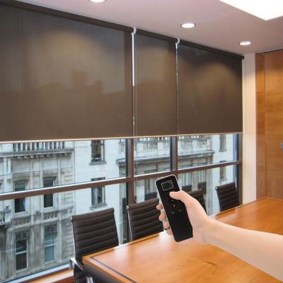 China ROMAN Office Window Blinds Motorized Electric Roller Blinds for sale