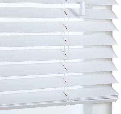 China Later Design Faux Wood Slat Venetian Blinds And Drapes For Home December for sale