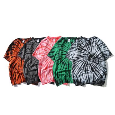 China Wholesale Bulk Anti-Wrinkle Oversized Mens T-shirts Custom Print 100% Cotton Men's Tie Dye T-shirt Tee for sale