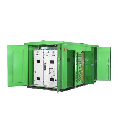 China Industrial high voltage substation with gas-insulated switchgear rated voltages 11 kV to 38.5 kV for indoor and outdoor application for sale