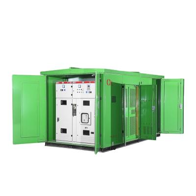 China LV BIAN 15kv 1000kva Electric European Power LV Power Supply Box Cabinet Equipment Distribution Box Substation Power Transformers for sale