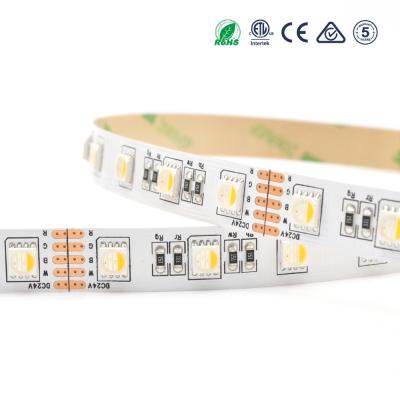 China Superior Copper RGBW 4 in 1 Rainbow Color 24v Led Strip 5050 for sale