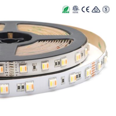 China China supply copper 60leds 24V 5in1 RGBWW+W led strip light for sale